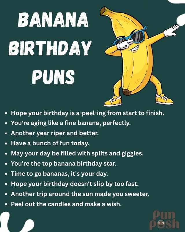 Banana Birthday Puns