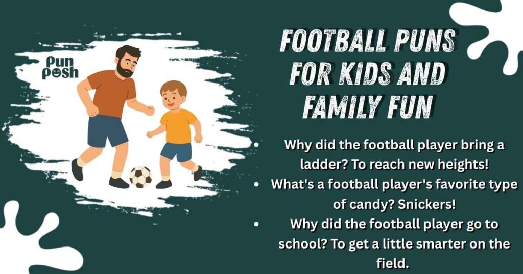 Football Puns for Kids and Family Fun