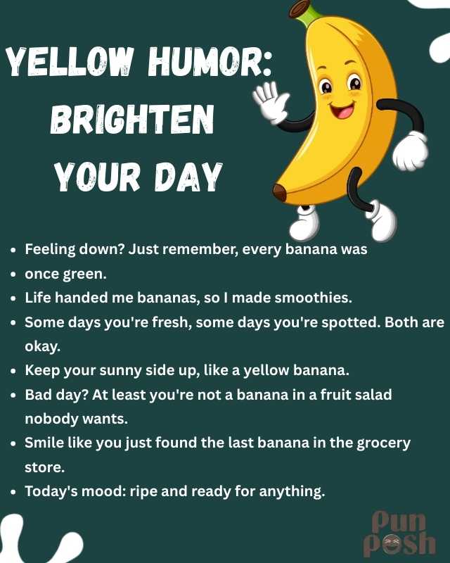 Yellow Humor Brighten Your Day