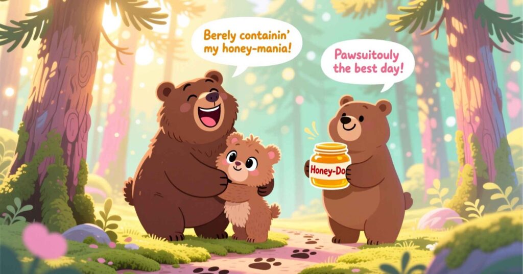 500 Funny Bear Puns: Cute Short One Liners for Instagram, Kids & Valentine’s Day