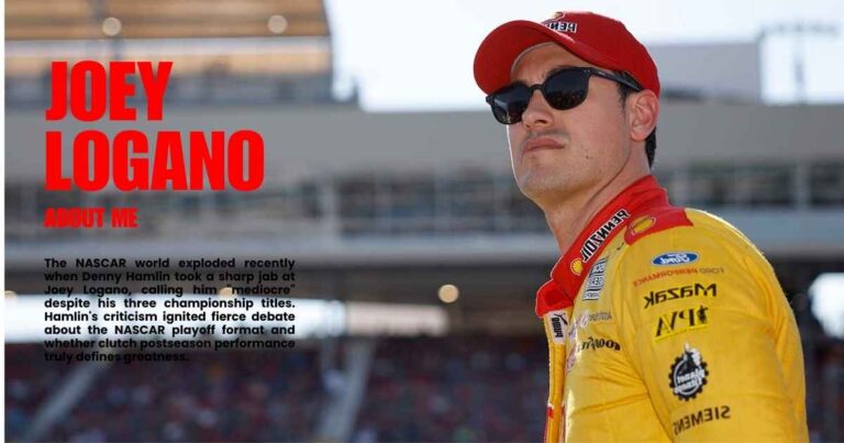 Joey Logano Goes Against Fans to Defend Playoffs After Denny Hamlin Labels Him ‘Mediocre’